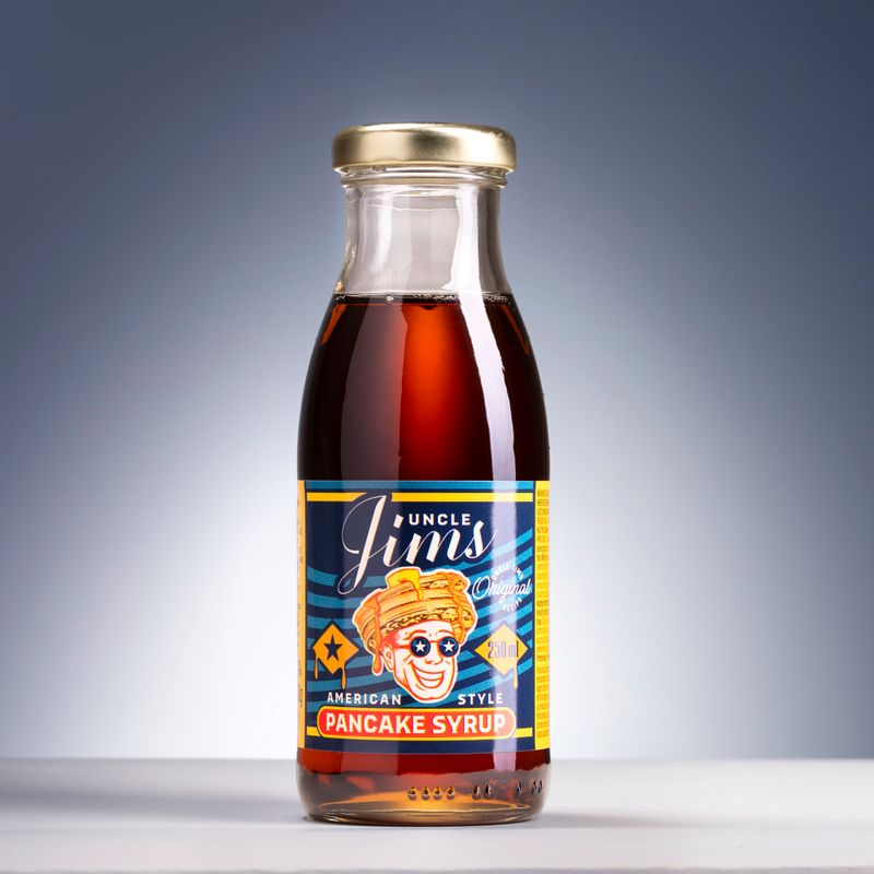 Uncle Jim Pancake syrup 12st/förp 