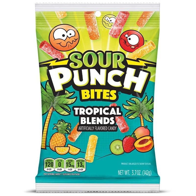 Sour punch Bites Tropical Blends 12st/förp