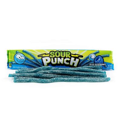 Sour Punch Straw Blue Raspberry 24st/förp