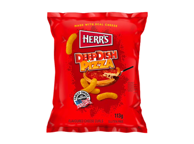 Herrs Deep Dish Pizza Cheese Curls/12st