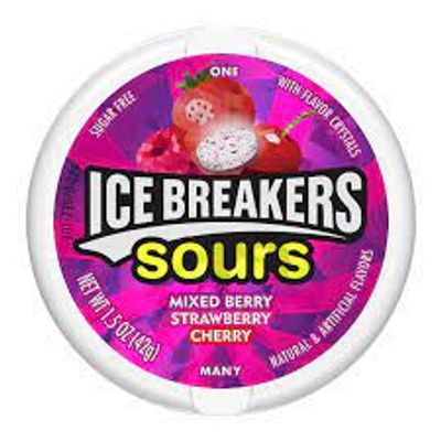 Ice Breakers Sours Berry förp/8st