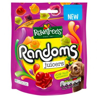 Rowntrees Randoms Juicers Pouch 9 units/case
