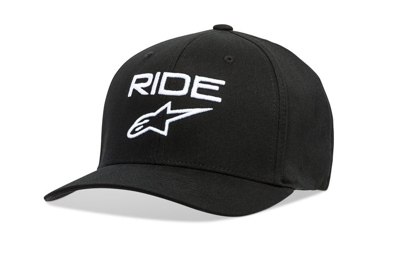 Ride Flexfit Hat Black/White Flexfit - Alpinestars