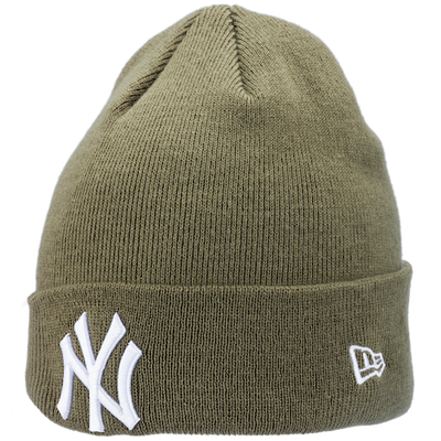 New York Yankees Basic Cuff knit Olivgrön - New Era