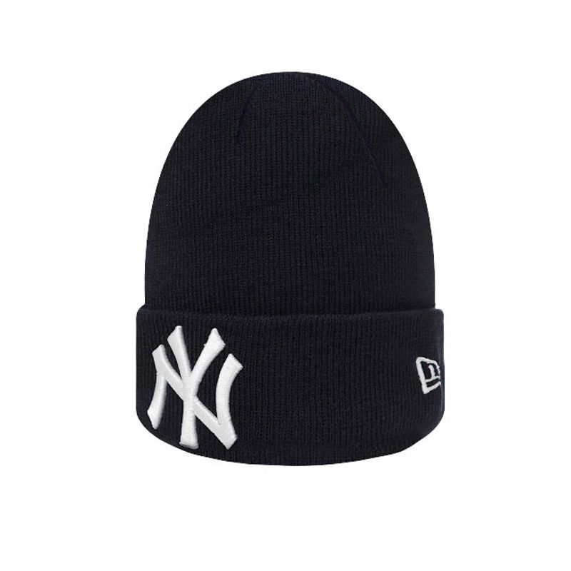 New York Yankees Basic Cuff knit Navy mössa - New Era -Fri Frakt