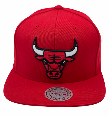 Wool Solid Chicago Bulls Snapback Red från Mitchell & Ness
