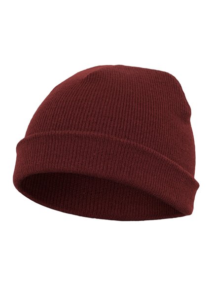 heavyweaight beanie short 1500kc maroon yupoong