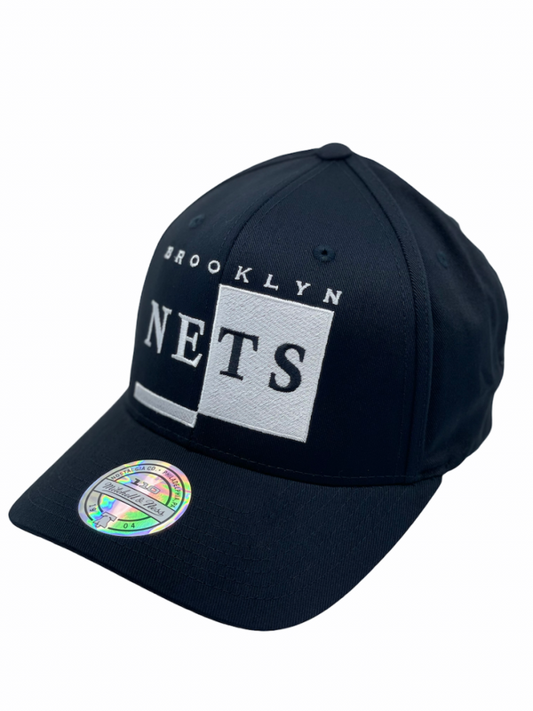 Brooklyn Nets Black/White Logo - Mitchell & Ness - Fri Frakt