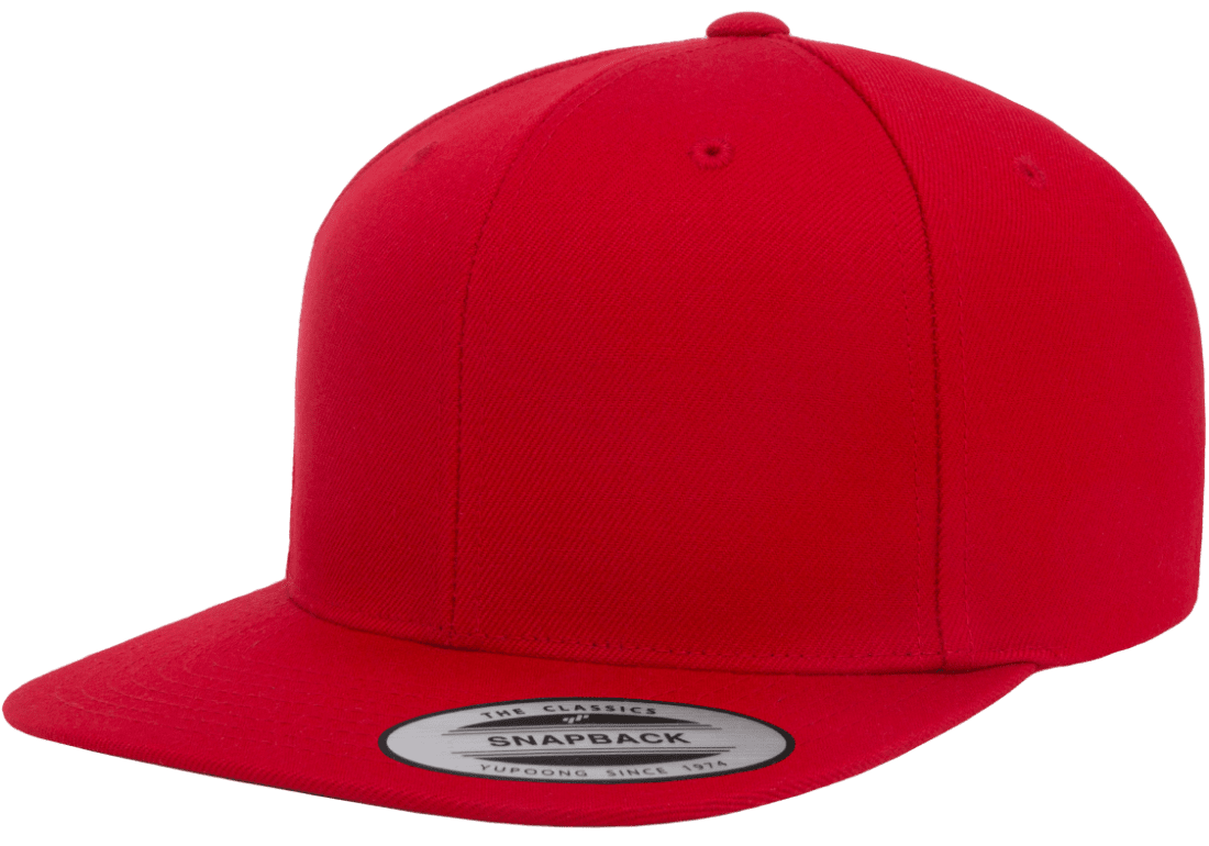 yupoong snapback keps 6089 red