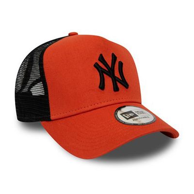New York Yankees League Essential Orange Trucker - New Era