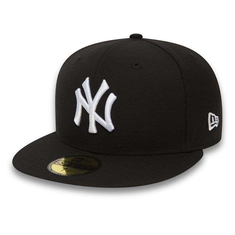 New Era 59fifty svart/vit 10003436