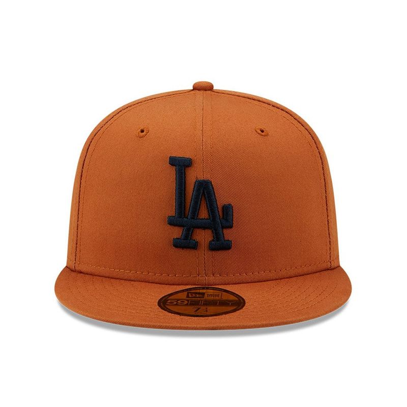 LA Dodgers MLB League Essential Brown 59Fifty - New Era