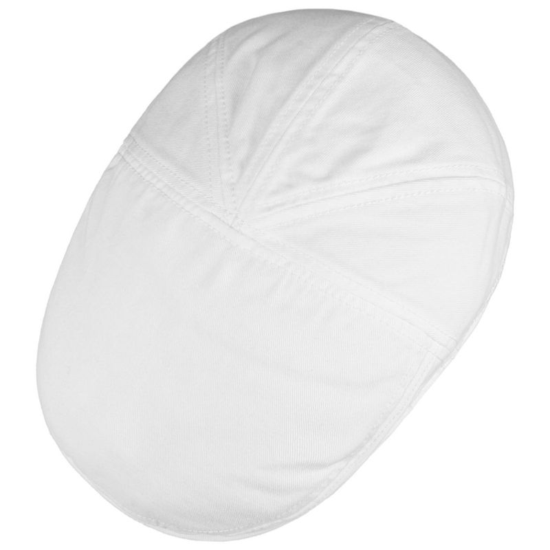 Paradise Cotton White UV 40+ Skydd Gubbkeps/Flat Cap - Stetson