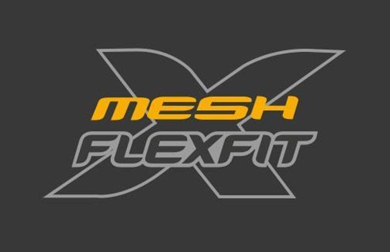 Flexfit mesh caps by Yupoong logo
