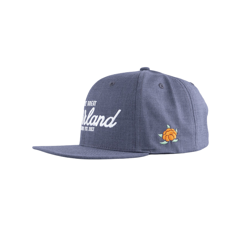 The Great Norrland Black Snapback Charcoal - SQRTN