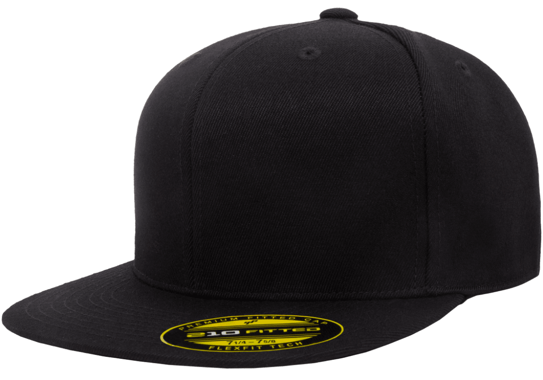 Flexfit 210 flat brim black/black 6210 Flexfit