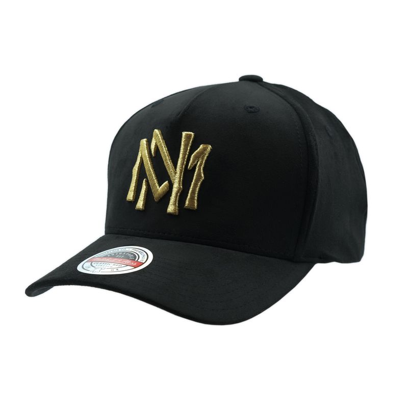 Mitchell and ness keps own brand gold new logo MN