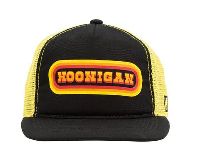 Pill Trucker Hat Black/Yellow  - Hoonigan