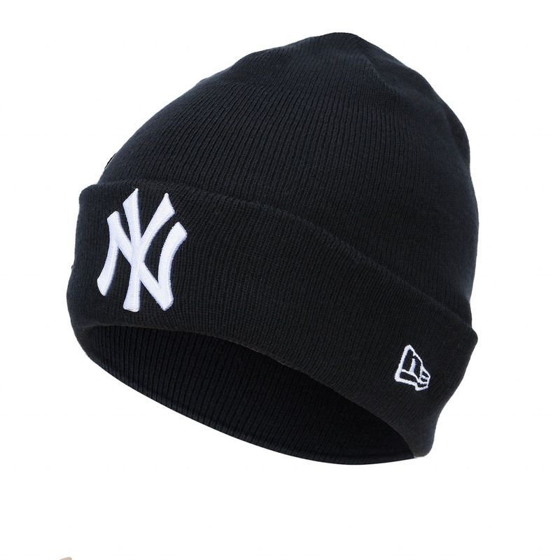 New York Yankees Basic Cuff knit Navy mössa - New Era -Fri Frakt