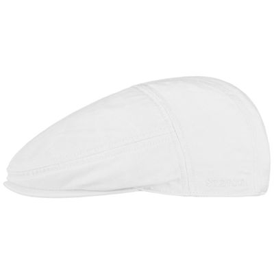 Paradise Cotton White UV 40+ Skydd Gubbkeps/Flat Cap - Stetson