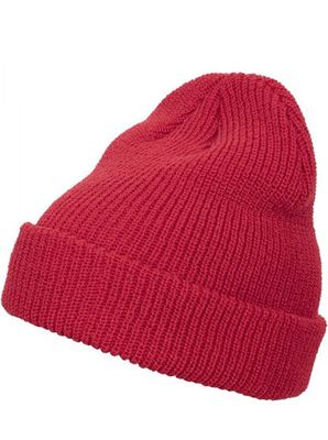 Long Knit Beanie Red - Yupoong