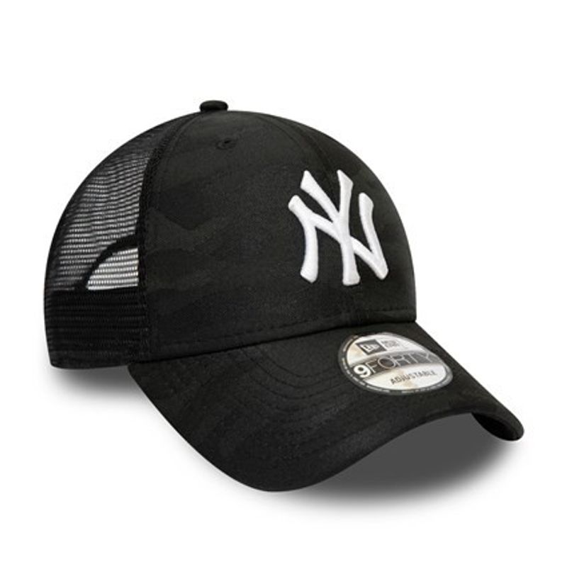 New York Yankees Seasonal The League Black Camo Trucker 9Forty - New Era