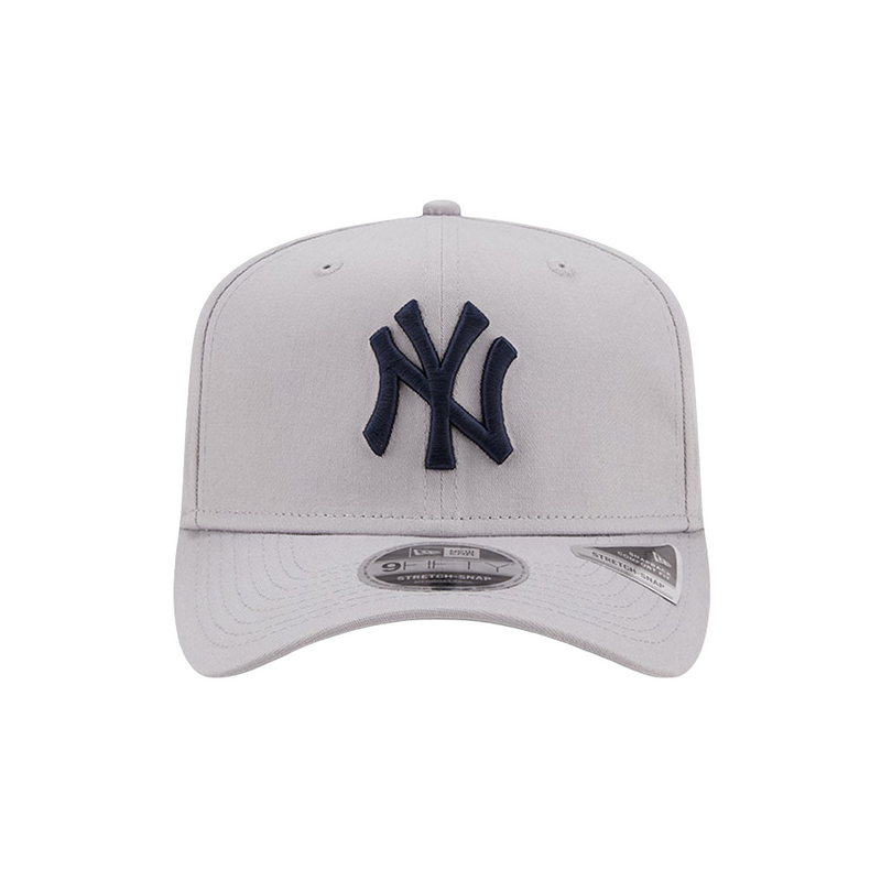 New York Yankees Team Grey 9FIFTY Stretch Snap Cap - New Era
