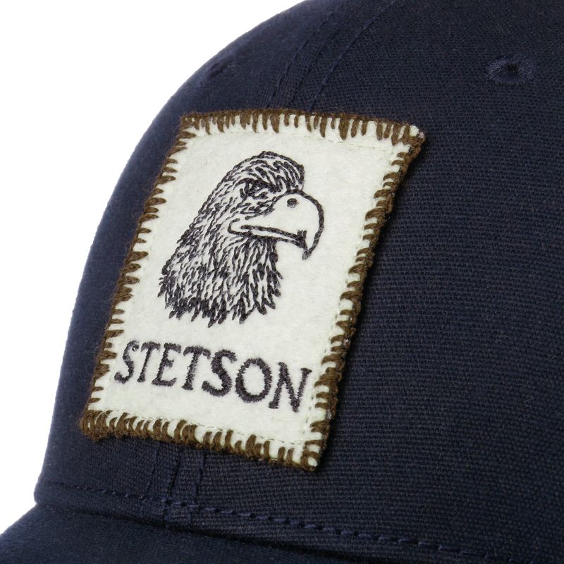 Baseball Cap Vintage Wax Eagle Navy - Stetson