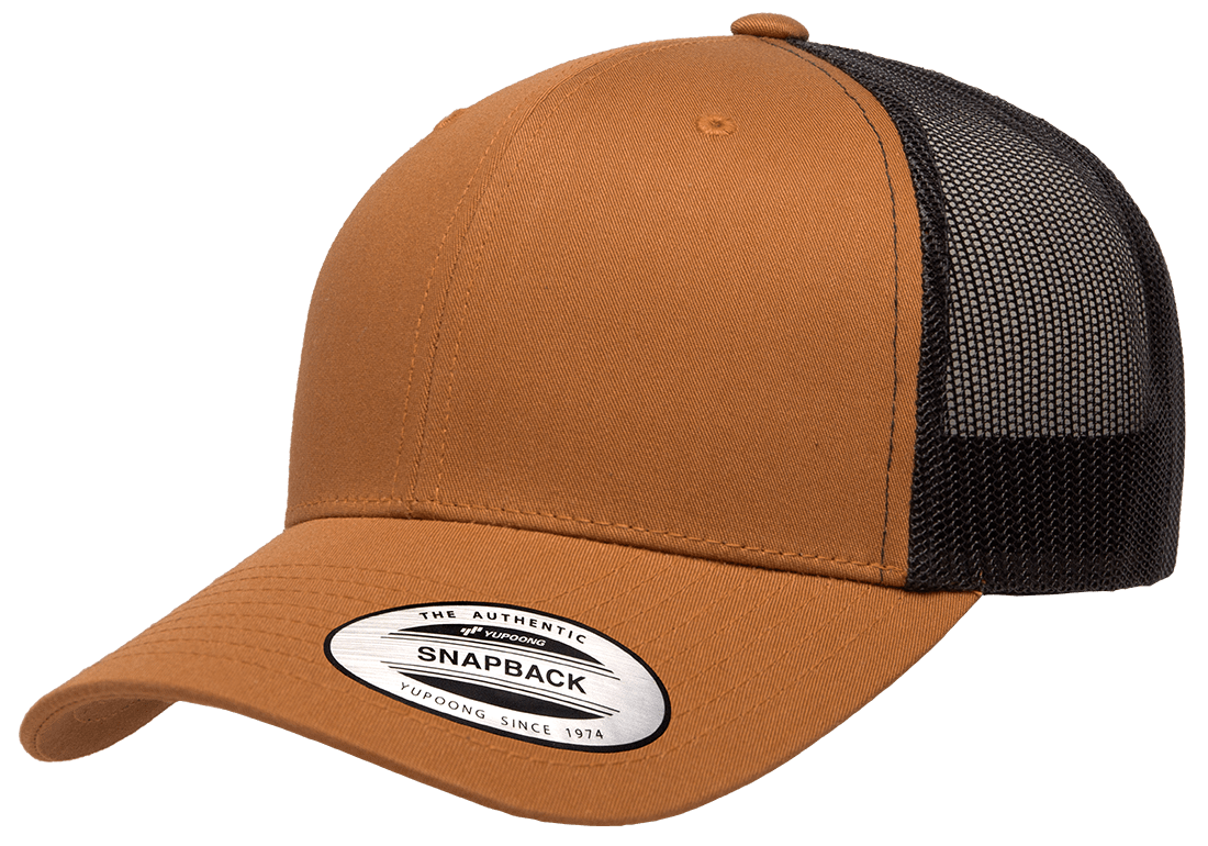 Flexfit trucker caramel black Yupoong truckerkeps