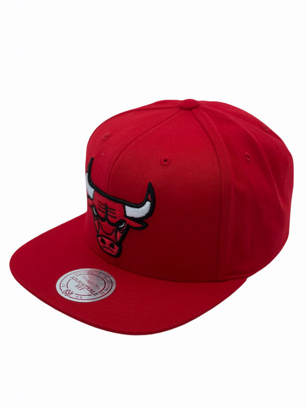Wool Solid Chicago Bulls Snapback Red från Mitchell & Ness