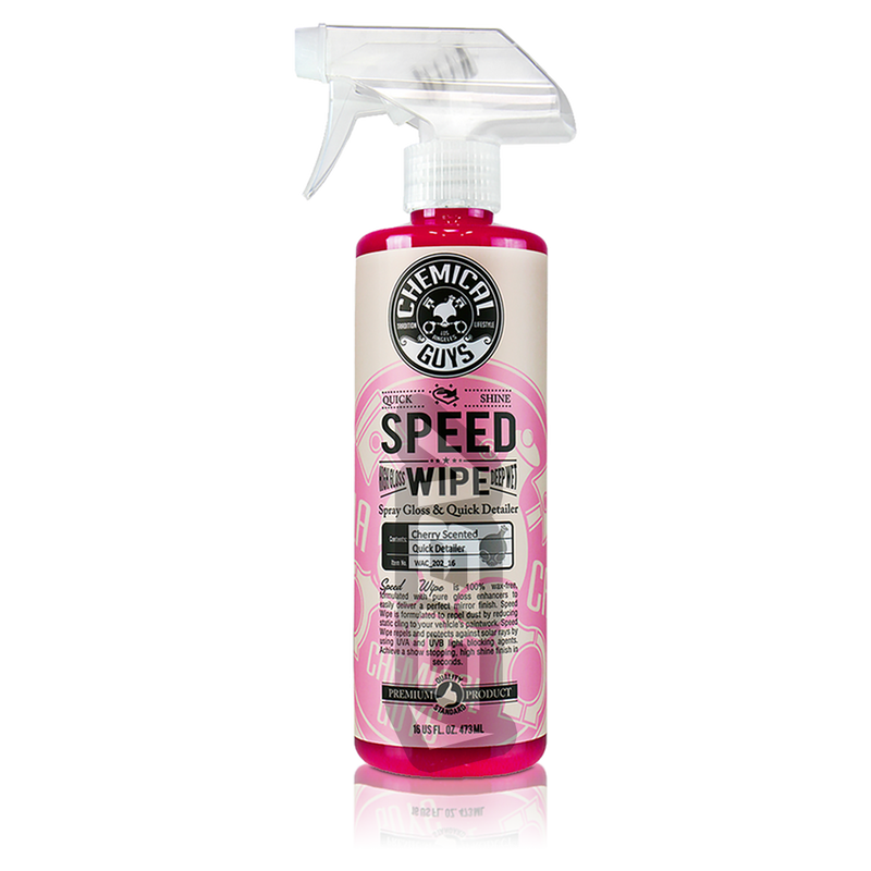 Speed Wipe By Chemical Guys Quick Detailer & Spray Gloss Cherry Scented  473ml