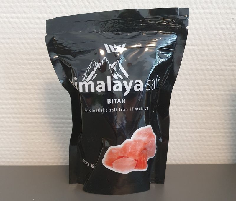Himalaya salt rosa bitar/kristaller 400gram