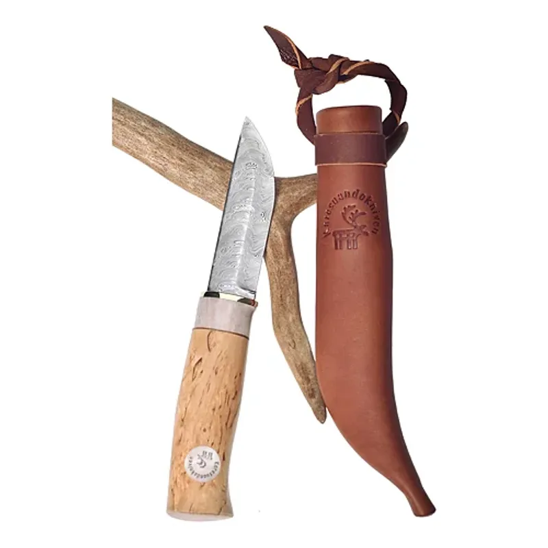 Jaktkniv Älgen Natur Damasteel® Nordic Light™