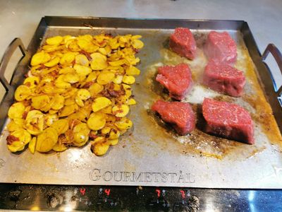 Gourmetstål Stekbord med Handtag XL  introduktionspris. 
