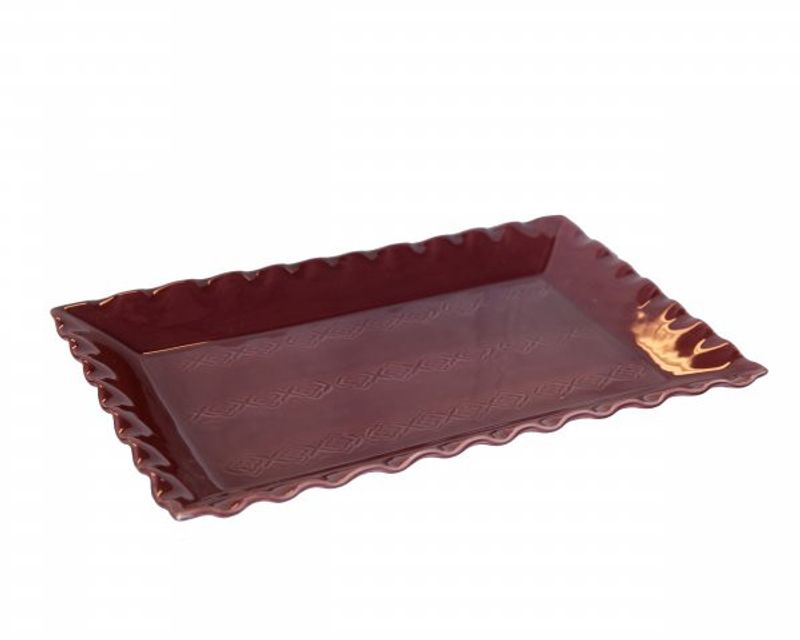 TAPASFAT - MED MÖNSTER 21X10 CM