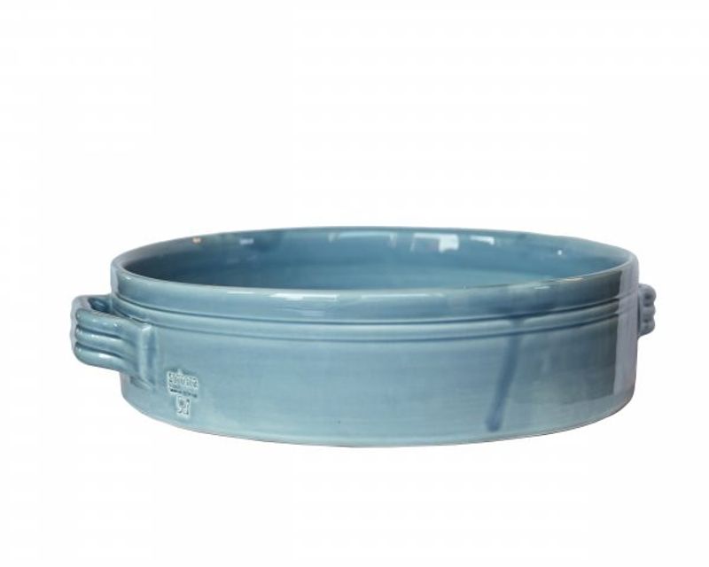 TOSCANA - GRATÄNGFORM RUND MED RÄNDER 30 CM