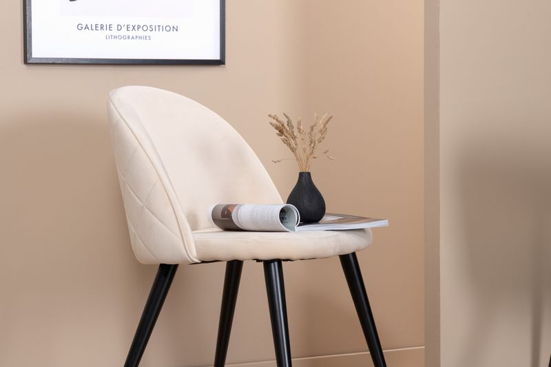 Venture Home Velvet Matstol 2-pack