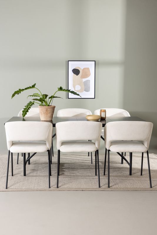 Venture Home Matgrupp Astrid med stolarna Day