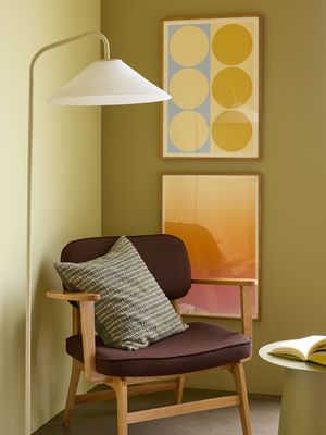 Hübsch Haze Loungestol Mörkbrun