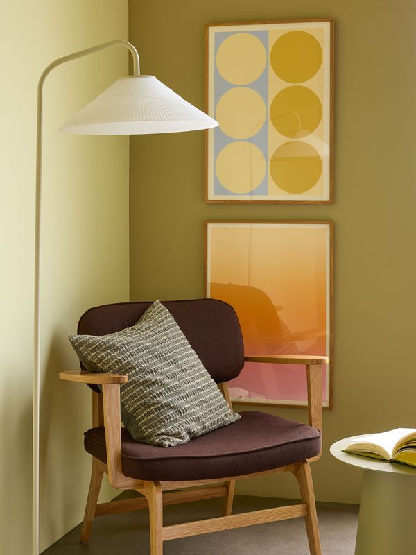 Hübsch Haze Loungestol Mörkbrun