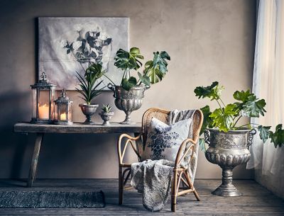 Affari of Sweden ELSA Bordsduk, Natur/ljusgrå