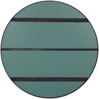 WOOOD Doutzen Rund Spegel 115 cm Metall Svart