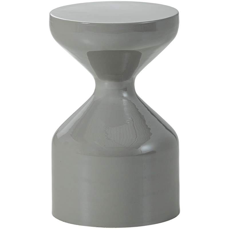 WOOOD FLOYD Sidobord Metall Ljusgrå