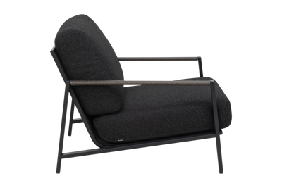 Brafab Lyra Loungefåtölj Svart/Teddy Black
