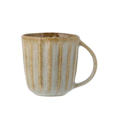 Creative Collection Fleur Mugg, Natur, Stengods - 6-pack