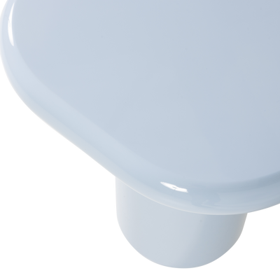 WOOOD Zava Sidobord Trä Högblank Ljusblå [FSC]