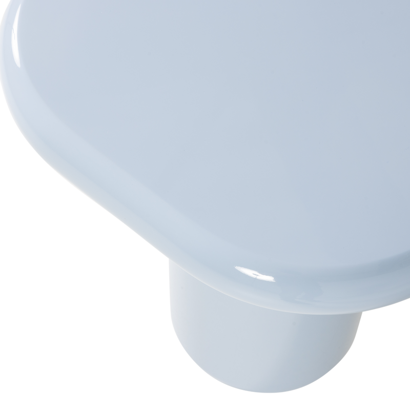 WOOOD Zava Sidobord Trä Högblank Ljusblå [FSC]