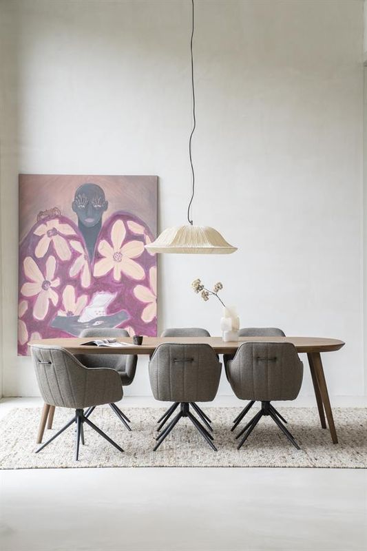 Eleonora Matbord Elijah 260x100 cm - Brun