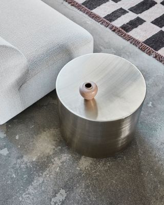 House Doctor Step Sidobord Borstat silverfärg