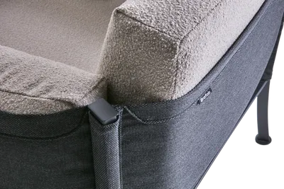 Brafab Delux Soffa Teddy Beige/Svart